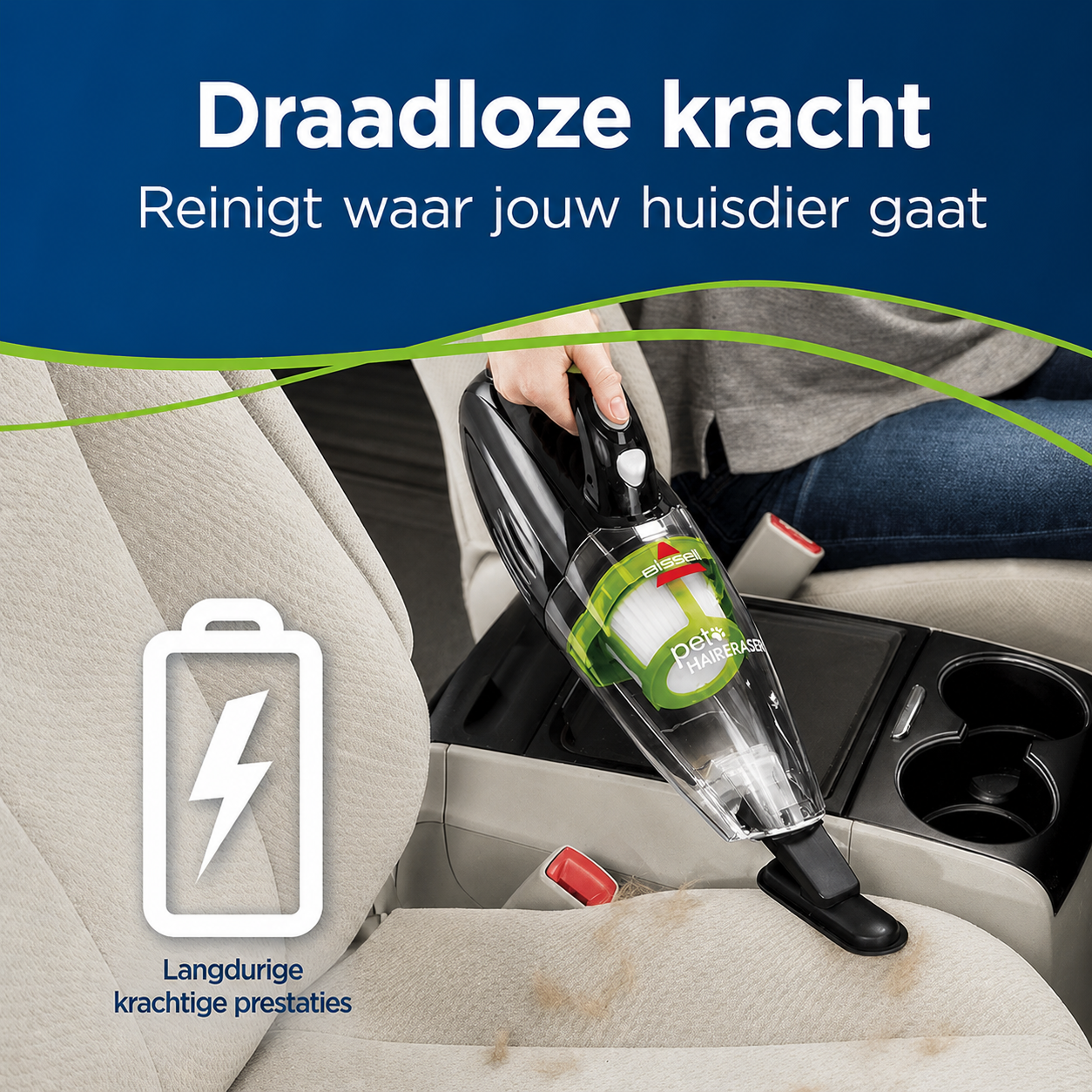 Draadloze Handheld Pet Hair Vacuum – Klaar met Dierenharen